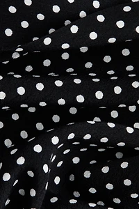 Bow-Collar Tunic Dress