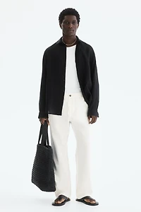 Regular-Fit Linen-Blend Pants
