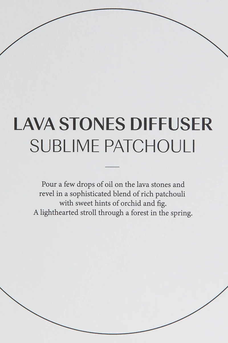 Lava-Stone Diffuser Set