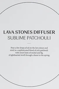 Lava-Stone Diffuser Set