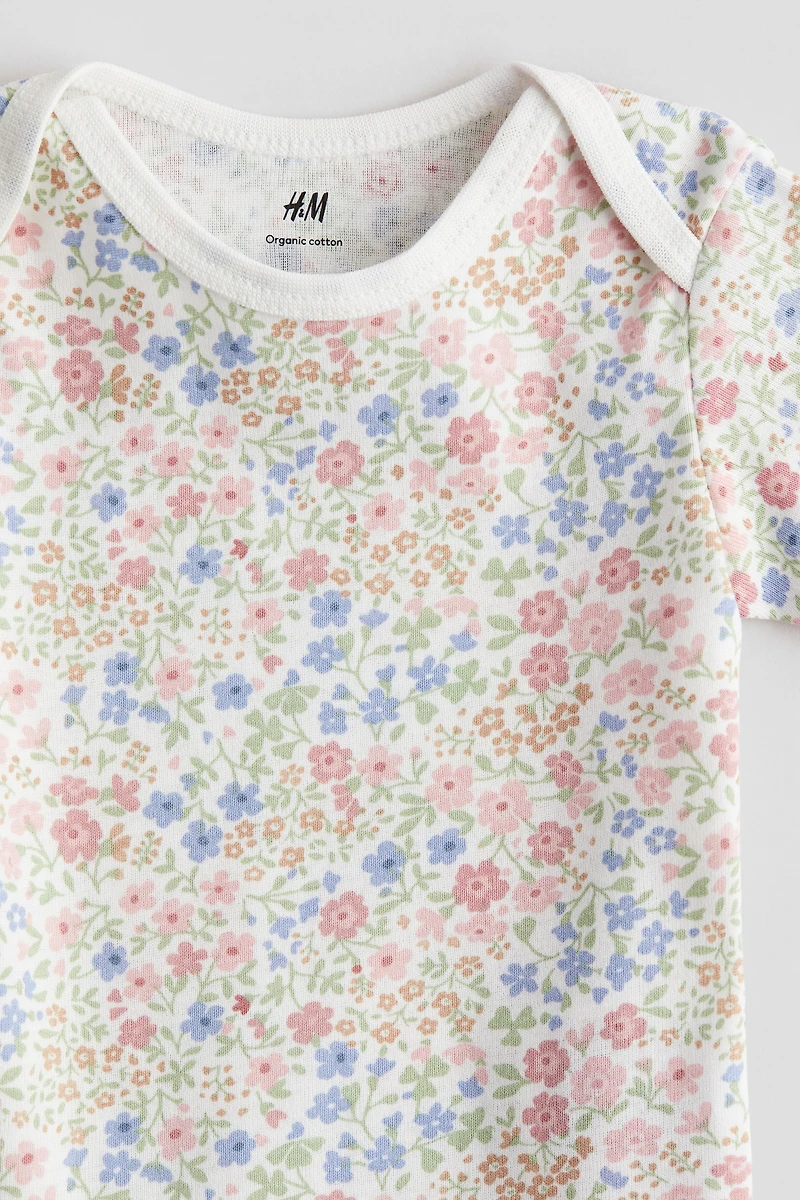 Maillot imprimé à encolure américaine