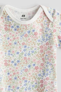 Maillot imprimé à encolure américaine