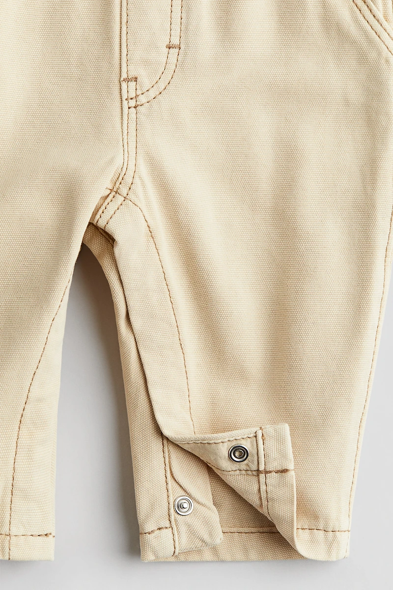 Cotton Canvas Overalls