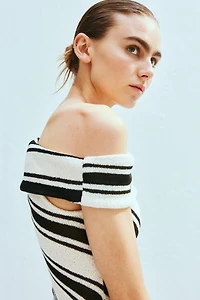 Knit One-Shoulder Dress