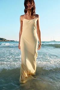 Crêpe Slip Dress