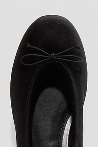 Bow-Detail Ballet Flats