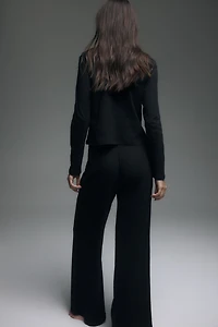 Pointelle-Knit Pajamas