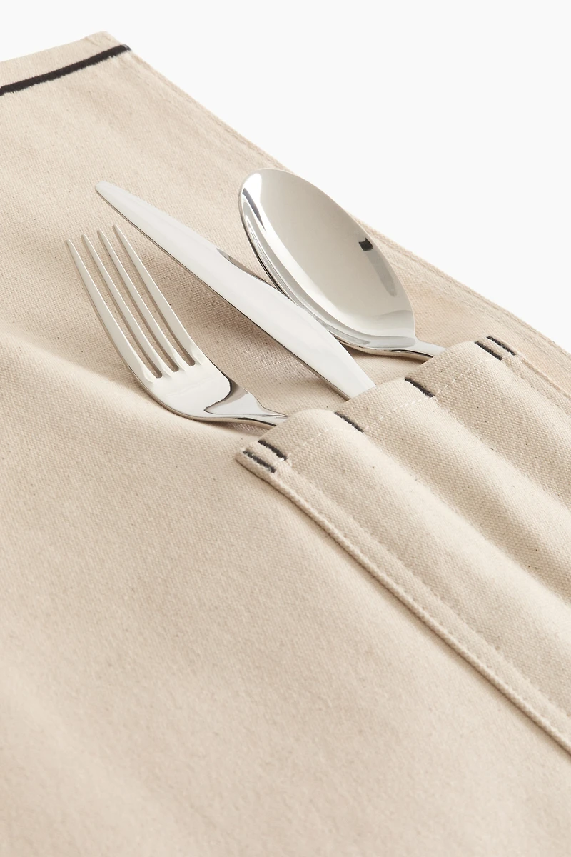 4-Pack Pocket-Detail Placemats