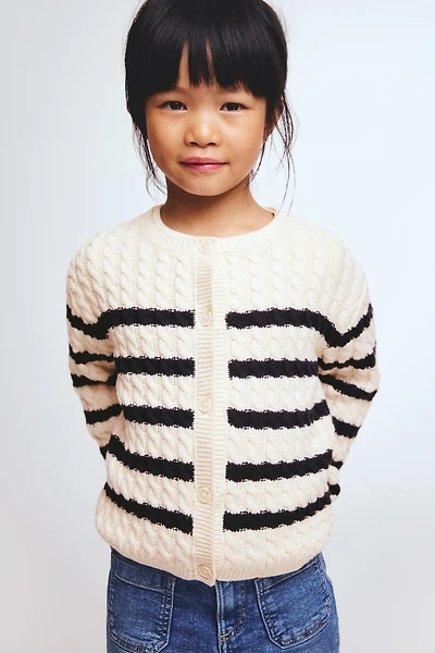 Cable-Knit Cardigan