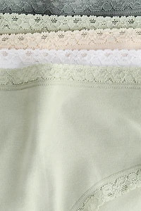 5-pack Cotton Hipster Briefs