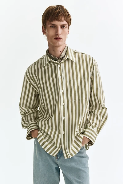 Relaxed-Fit Poplin Shirt