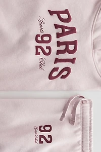 2-Piece Printed Sweatshirt and Joggers