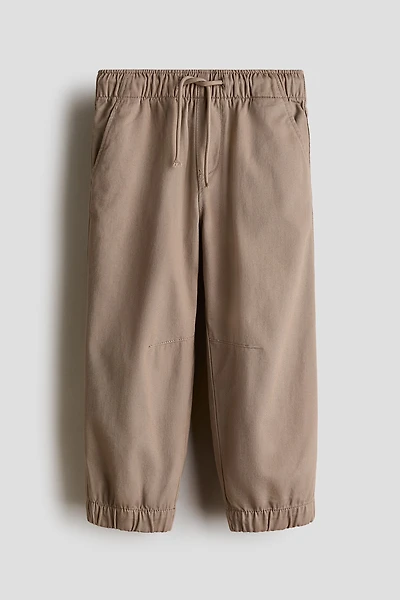 Cotton Twill Joggers