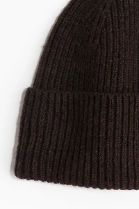 Rib-Knit Wool-Blend Hat
