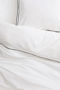 Ensemble de housse couette lit simple en coton