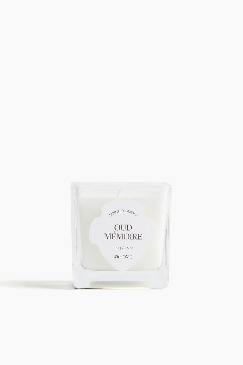 Small Scented Candle Glass Holder