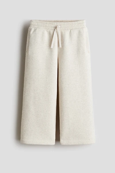 Wide Brushed-Inside Joggers