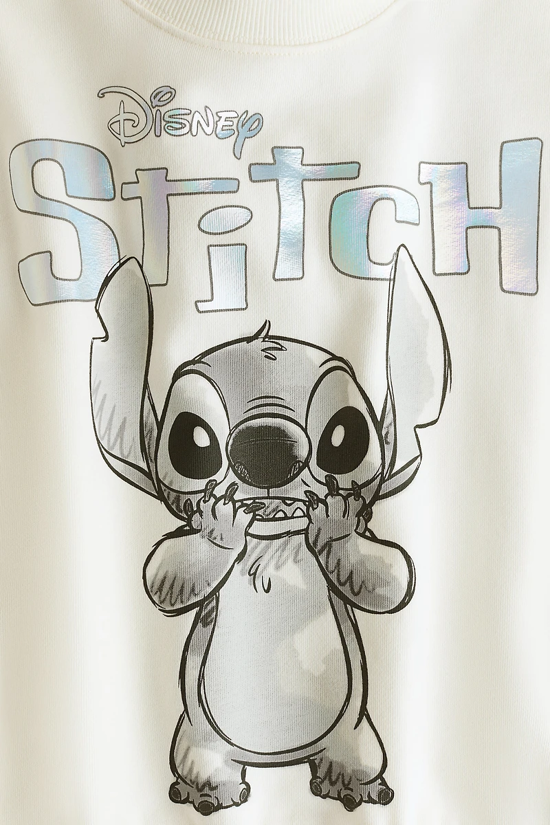 Oversized Printed Sweatshirt