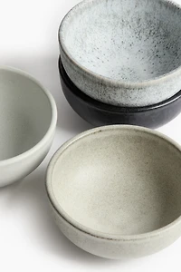Lot de 4 bols en grès cérame