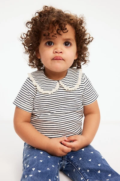 2-Pack Cotton Tops with Collar