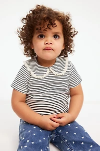 2-Pack Cotton Tops with Collar