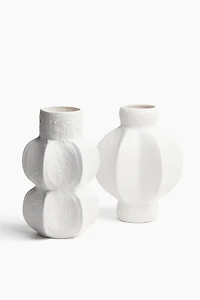 Textured Stoneware Vase