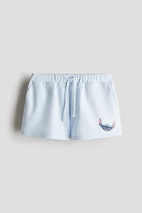 Sweatshorts with Printed Motif