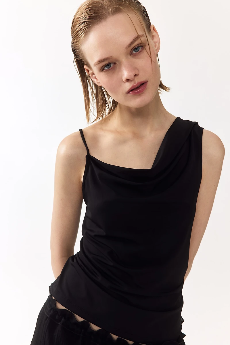 Draped Asymmetric Top
