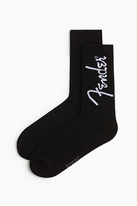 Motif-detail Socks
