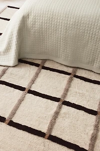 Large Tufted Wool-Blend Rug