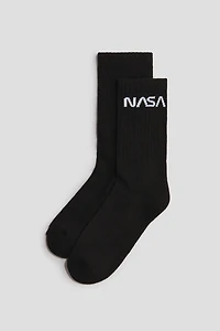 5-pack Ribbed Terry Socks