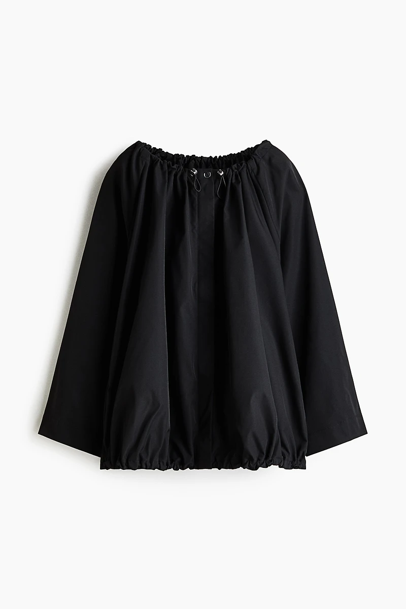 Drawstring-Detail Windbreaker