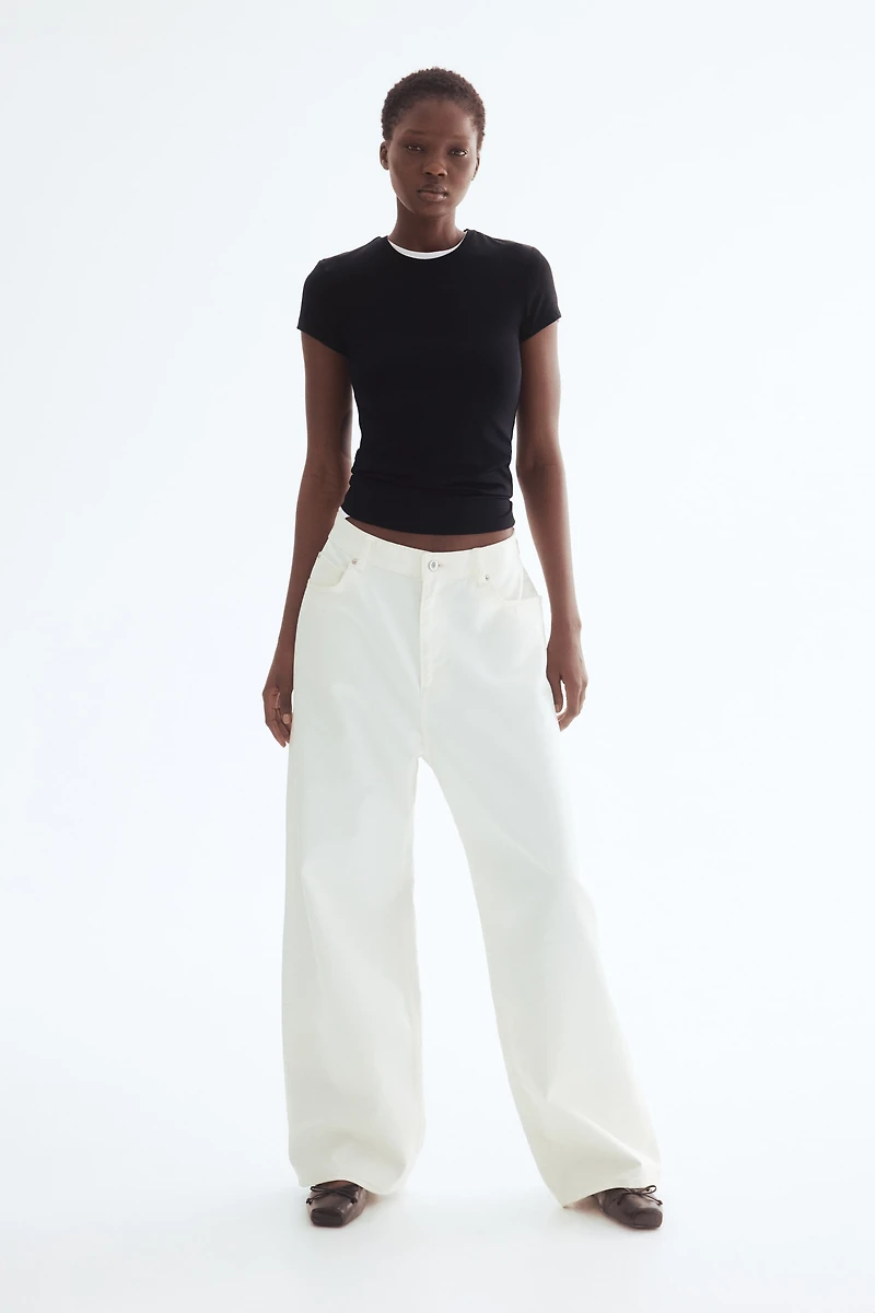 Fitted Microfiber T-shirt