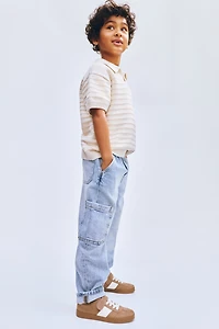 Pantalon de jogging cargo en denim