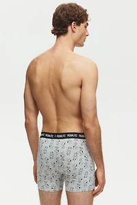 3-Pack Printed Cotton Boxer Briefs