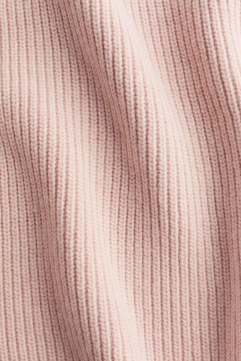 Rib-knit Turtleneck Sweater