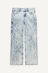 Distressed-Look Jeans