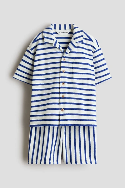 Ensemble 2 pièces en tissu éponge