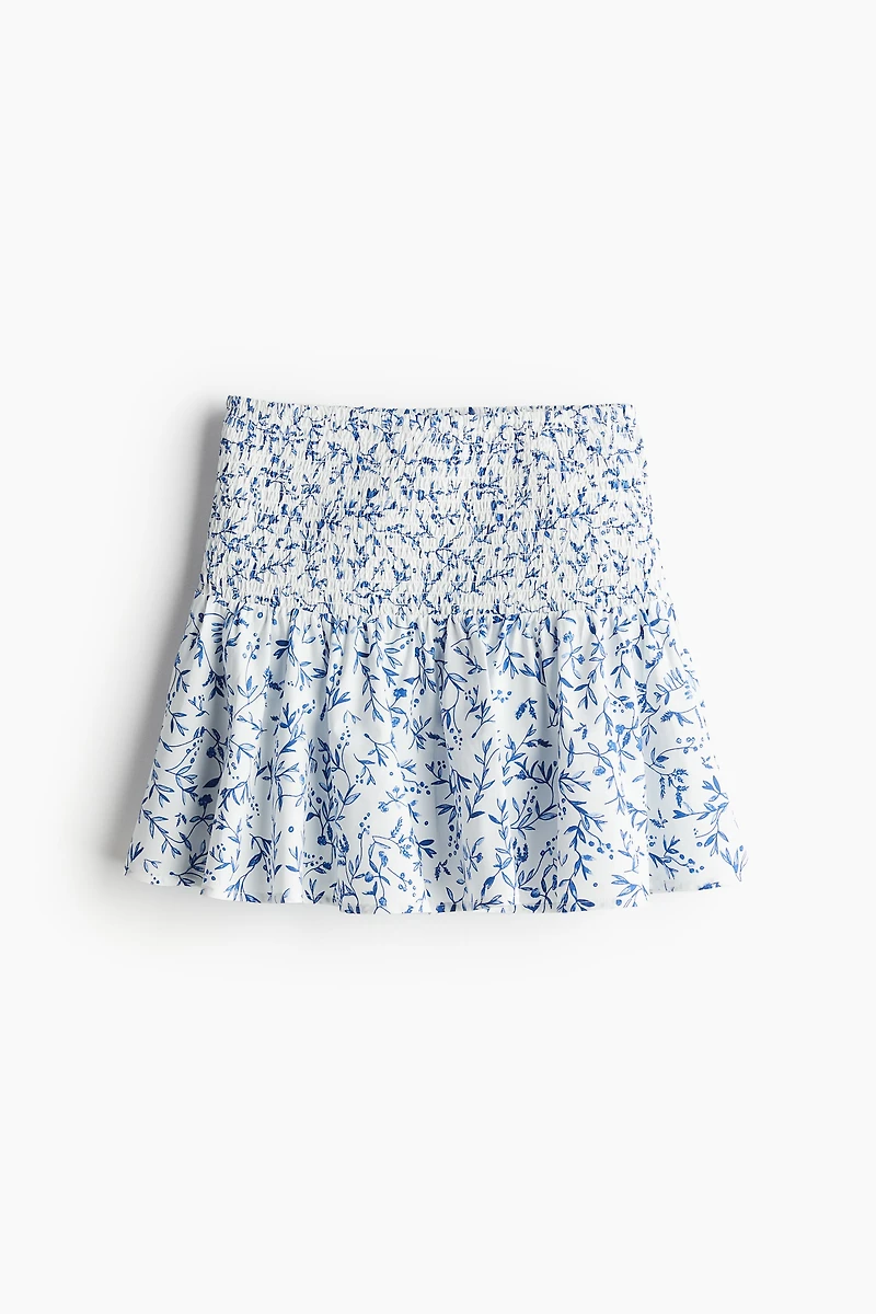 Minijupe avec smocks