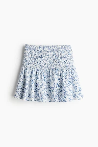 Minijupe avec smocks
