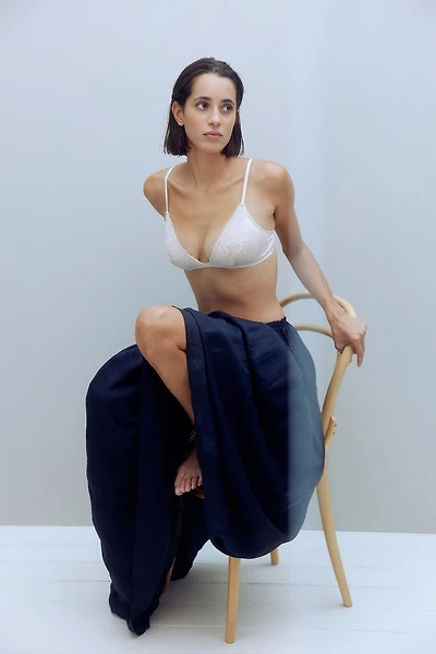 Padded Soft-Cup Microfiber Bra