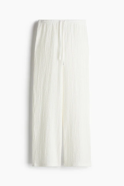 Crinkled Drawstring Pants