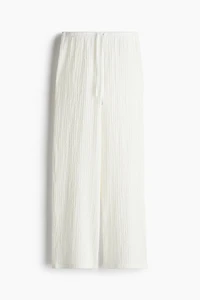 Crinkled Drawstring Pants