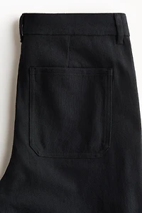 Pantalon large en sergé