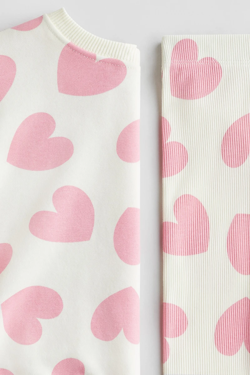 2-Piece Sweatshirt and Leggings Set