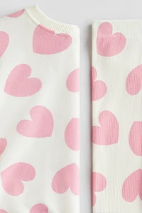 2-Piece Sweatshirt and Leggings Set