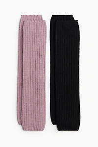 2-pack Rib-knit Leg Warmers