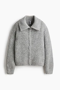 Cardigan with Zipper