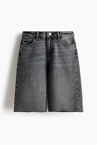 Denim Bermuda Shorts