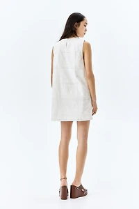 Eyelet-Embroidered Cotton Dress